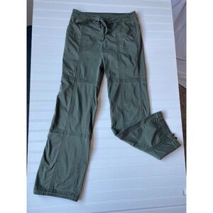 Lucy Cargo Pants Straight Relaxed Fit Sz XS Army Green Tactical Hiking Gorpcore